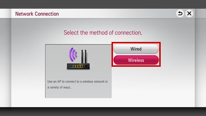 LG Smart TV Netcast - Wired and Wireless