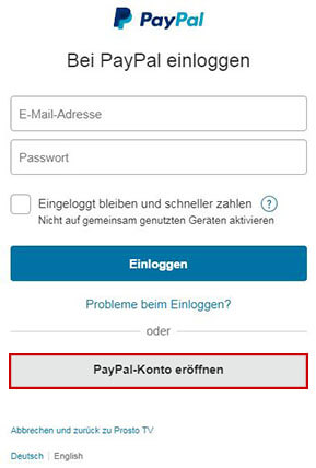 Создание аккаунта PayPal