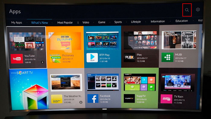 Магазин приложений Apps (Smart Hub) на Samsung Smart TV
