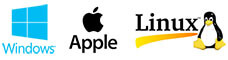 Логотип Windows, Apple и Linux